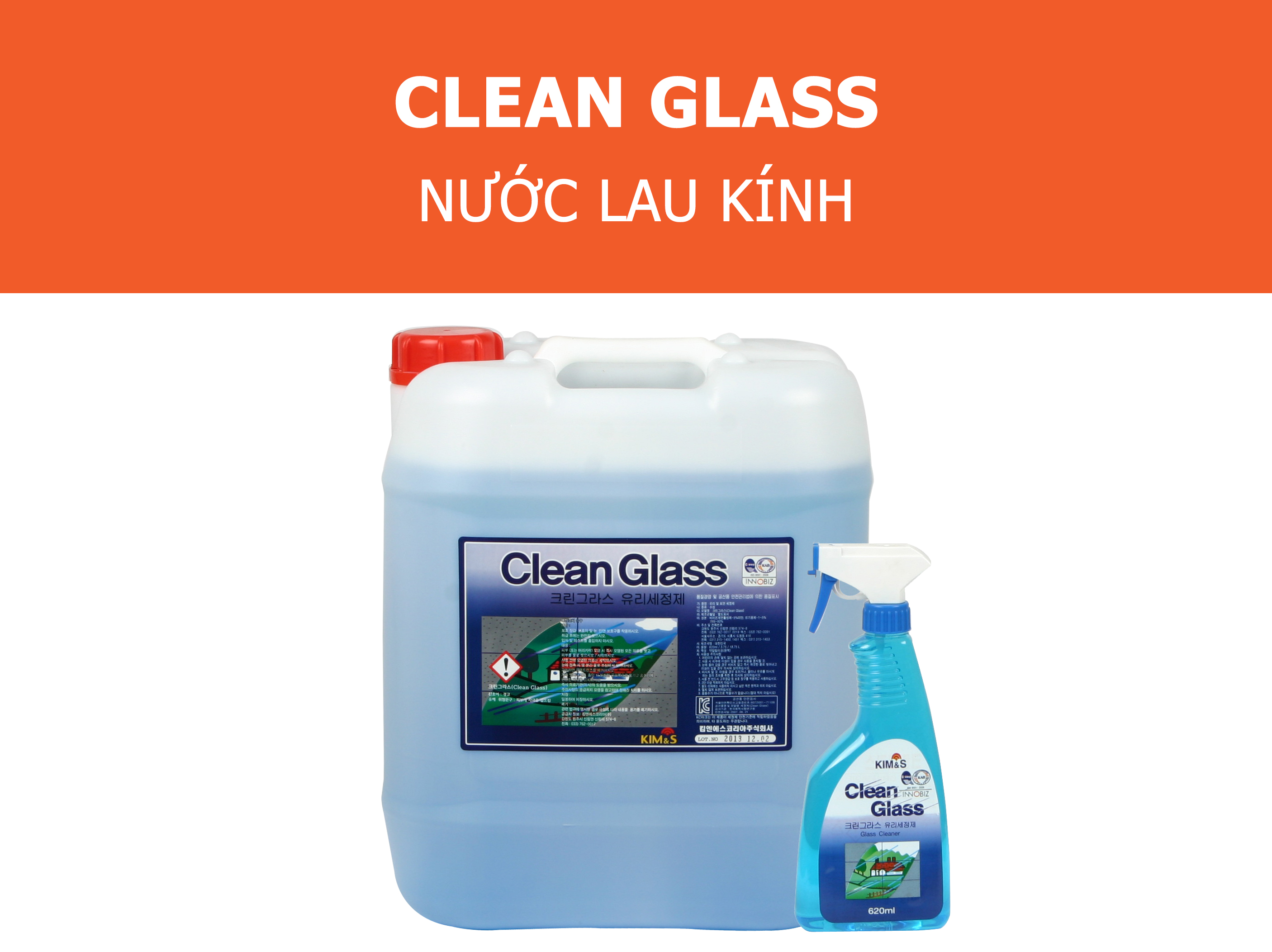 Clean Glass Nước lau kính